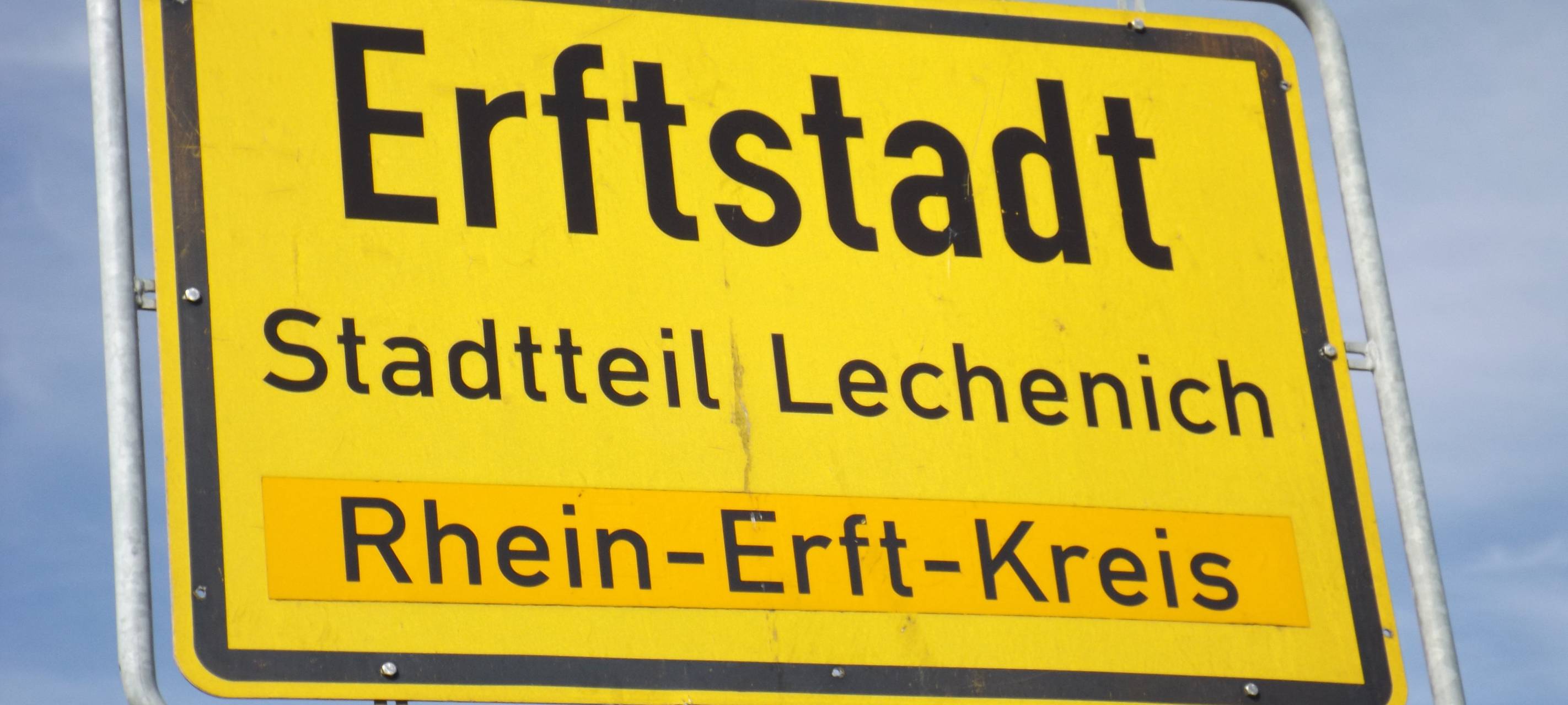 Straßensperrung in Erftstadt-Lechenich