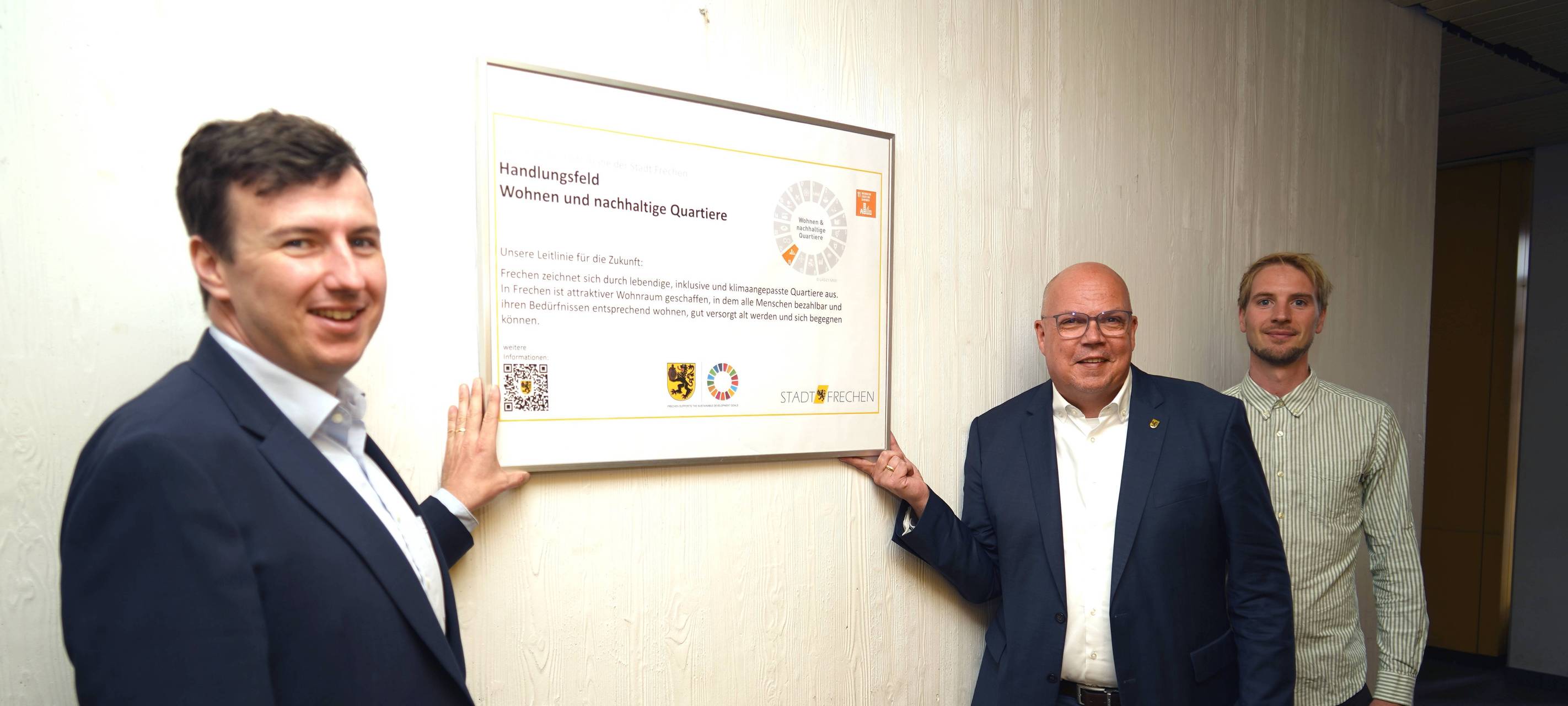 Frechen zeigt Nachhaltigkeitsziele im Rathaus