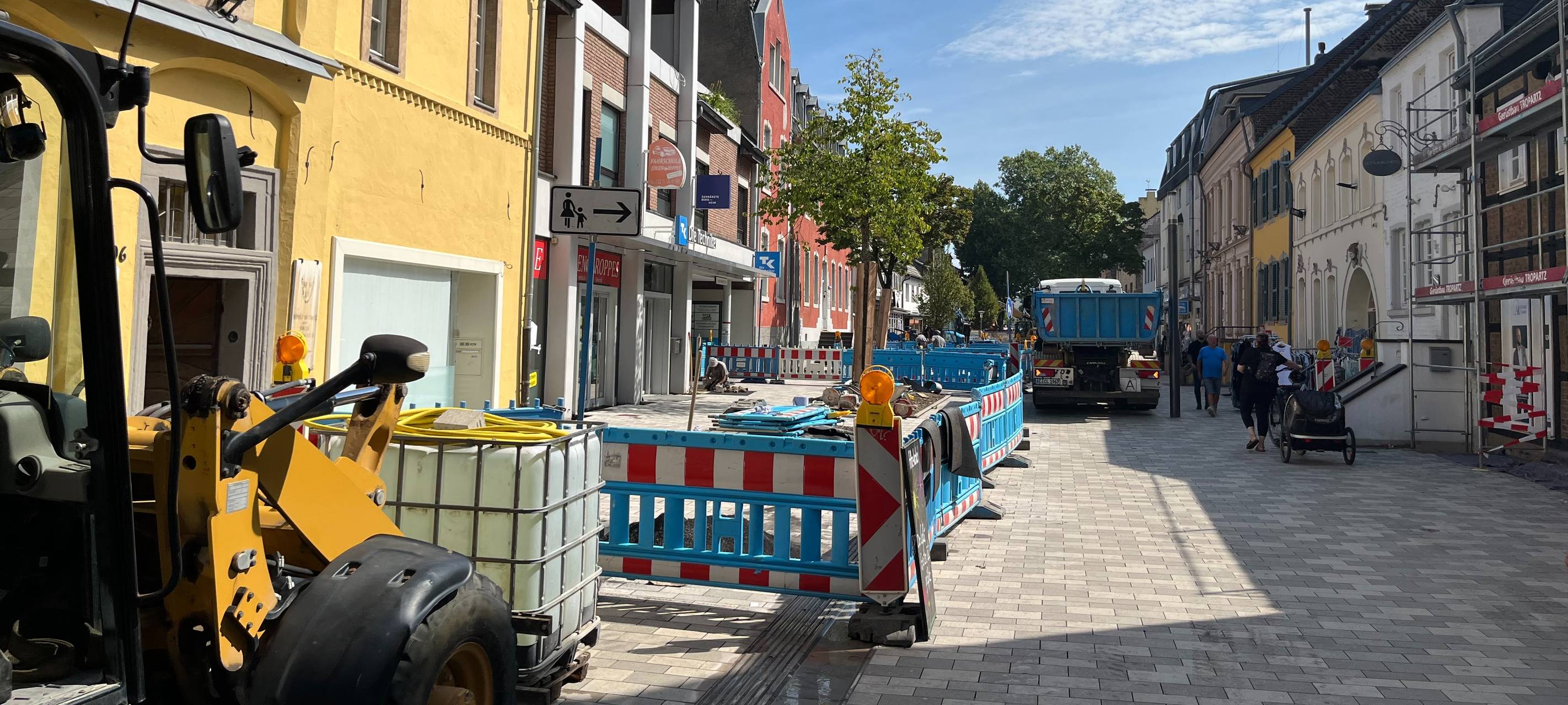 Bergheim: Kinder-Nachmittag an der Baustelle in der City