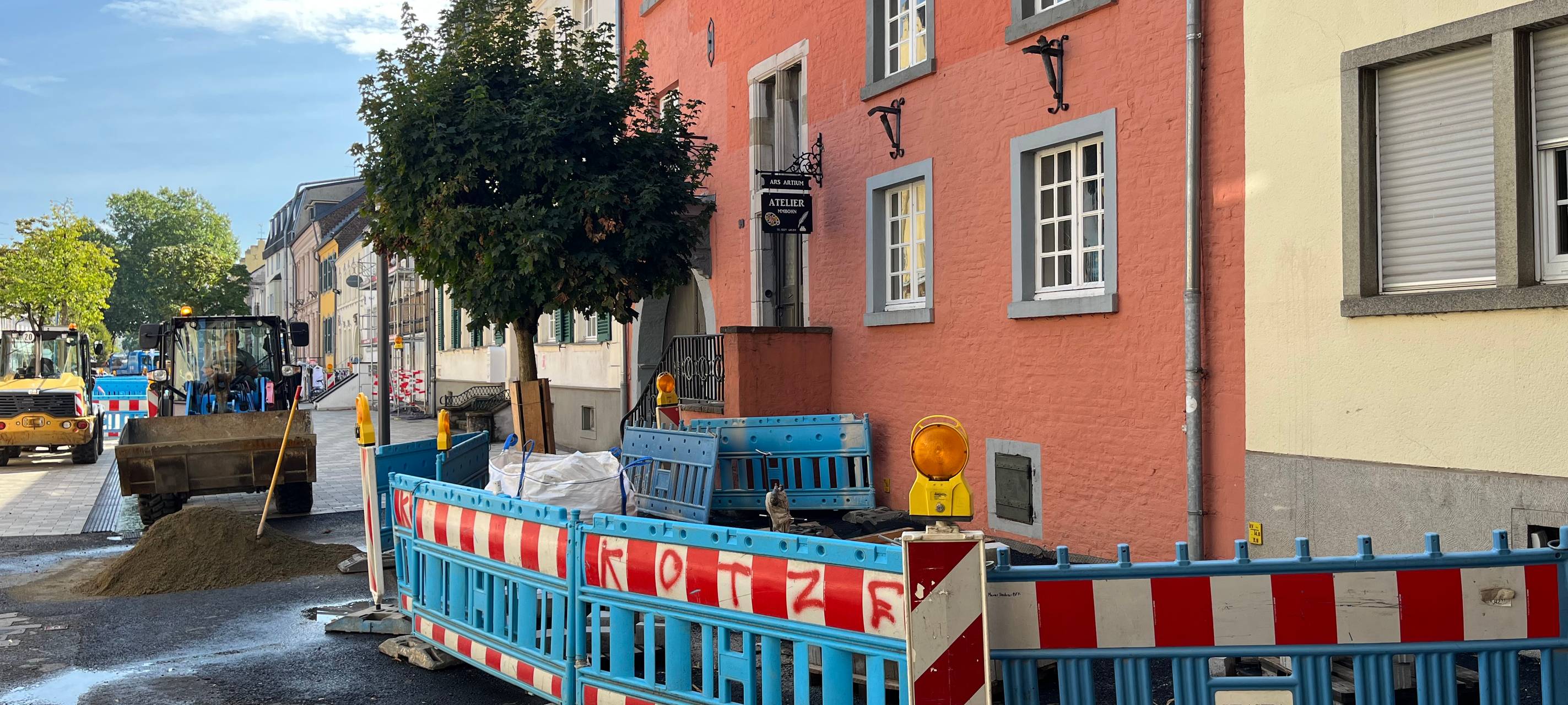 Bergheim: Umbau der Fußgängerzone läuft nach Plan