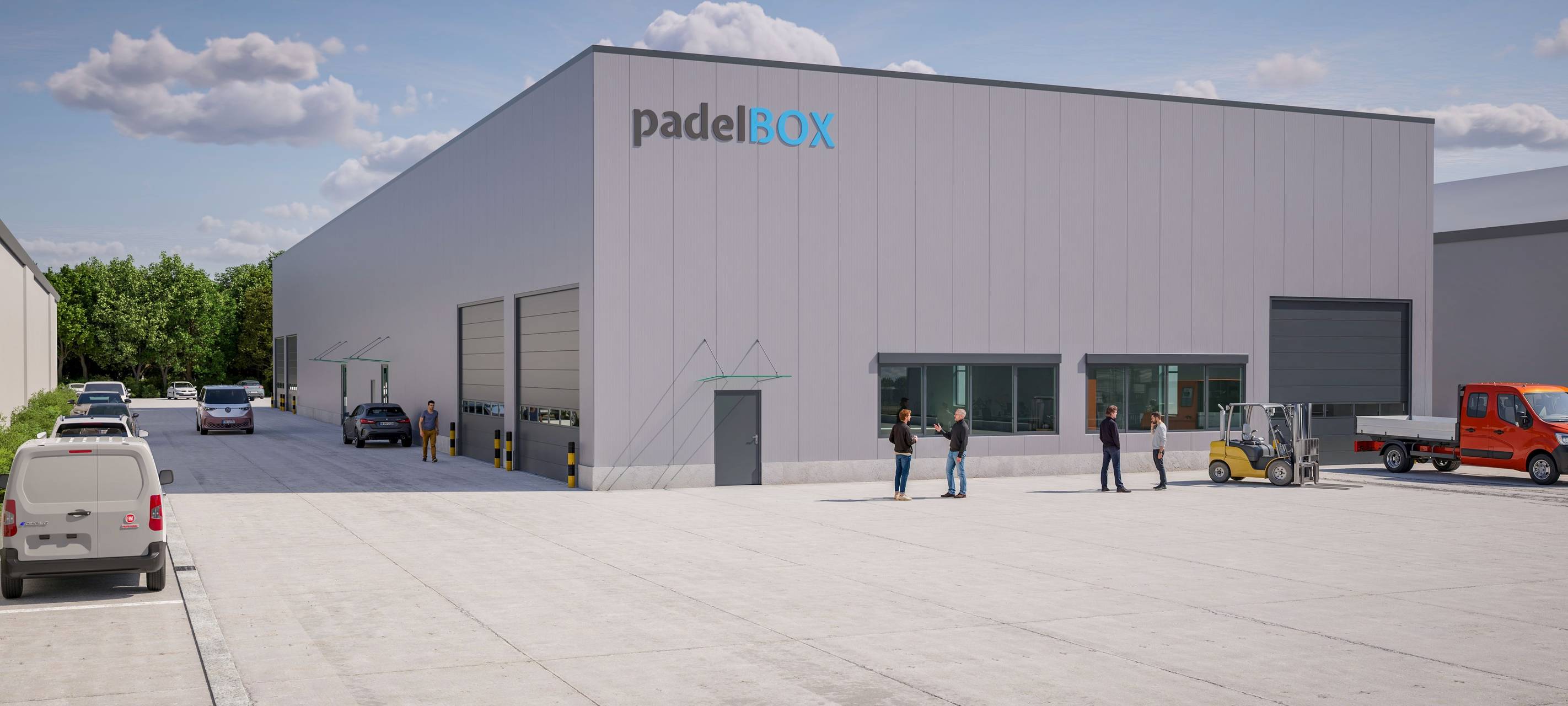 Bergheim: Padel-Halle im Alpha-Park in Quadrath-Ichendorf