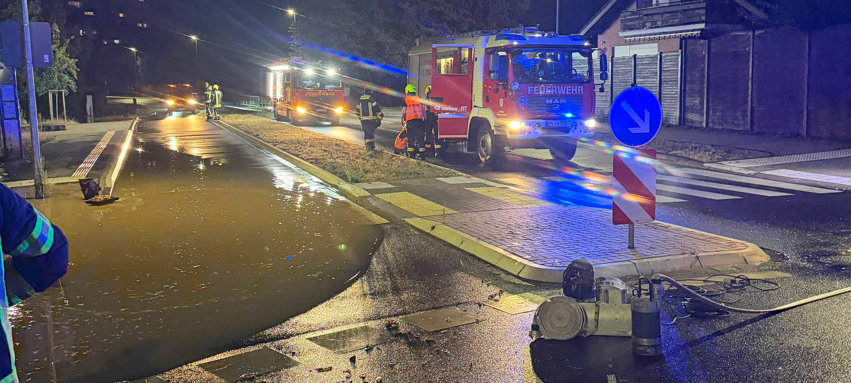 Rohrbruch: Ahestraße drei Wochen gesperrt